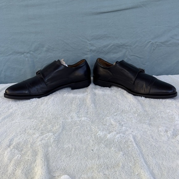 To Boot New York EUC Hammill Black Calf Double Monk Strap 10.5 Leather Lux Men - Picture 2 of 8
